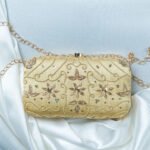 Ivory Bloom Embroidered Clutch