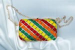 Multicolor Embroidered Clutch